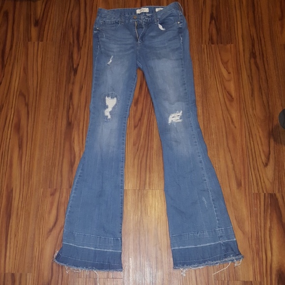 jessica simpson bell bottom jeans